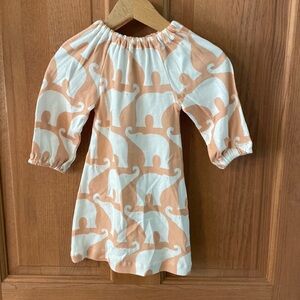 Milkbarn Boutique Baby Girl Pink Elephant Dress New with tag 6-12 months